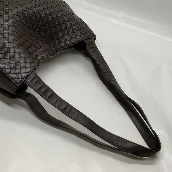 Bottega Veneta Shoulder Bag Brown Leather - Picture 4 of 9